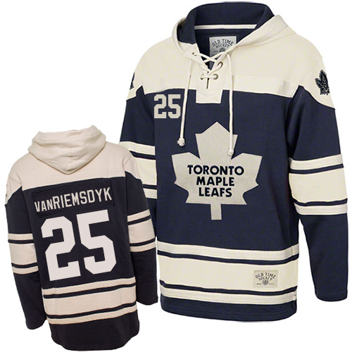 Maple Leafs #25 James Van Riemsdyk Blue Sawyer Hooded Sweatshirt Stitched NHL Jersey